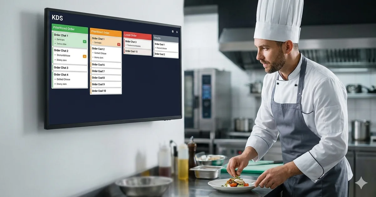Mutfak Ekranı (KDS) Nedir? Restoranlar İçin Dijital Mutfak Yönetimi