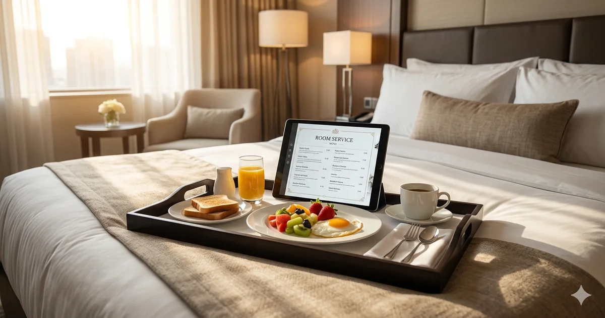 Otel Oda Servisi İçin Dijital Sipariş Sistemi: Avantajlar ve Kurulum